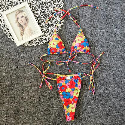 Luxe Petal Drawstring Bikini