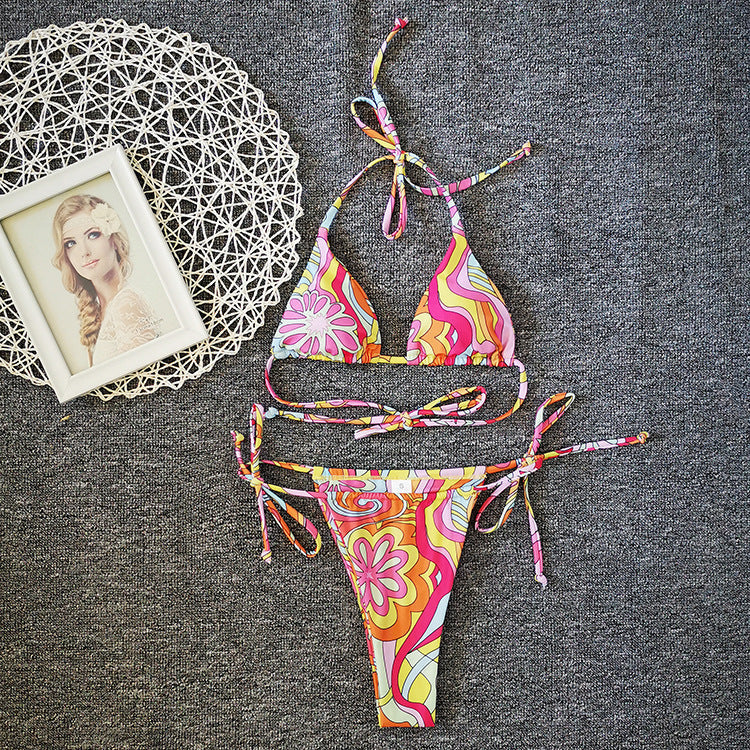 Luxe Petal Drawstring Bikini