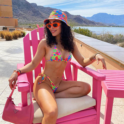Luxe Petal Drawstring Bikini