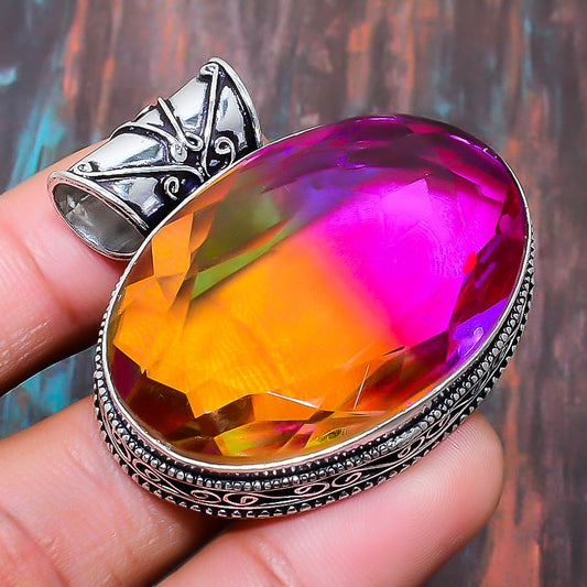 Prismatic Joy – Sterling Silver Statement Ring