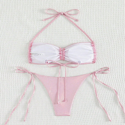 Opal Glow Drawstring Bikini