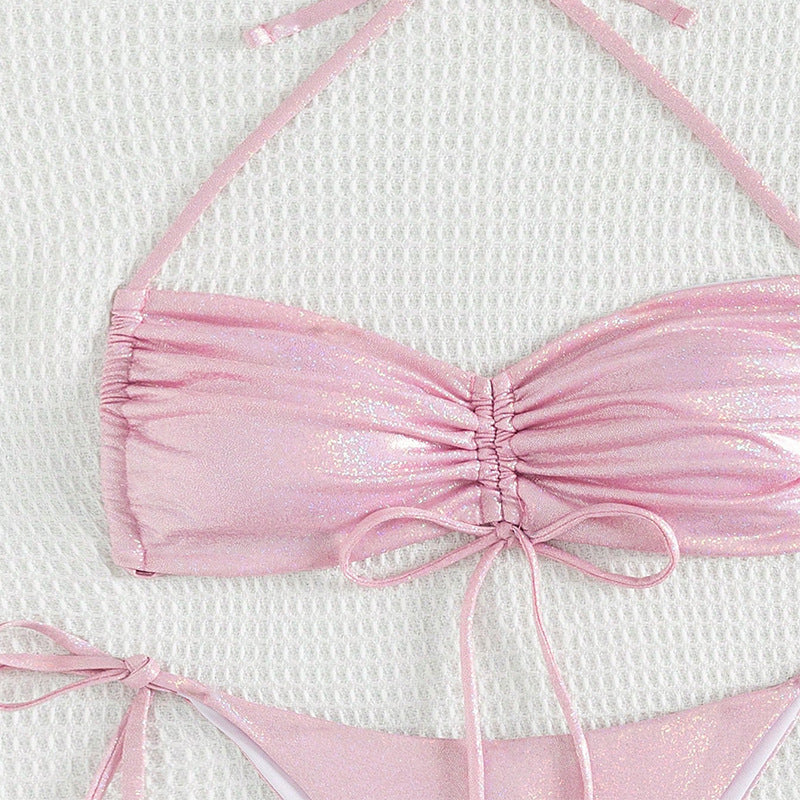 Opal Glow Drawstring Bikini